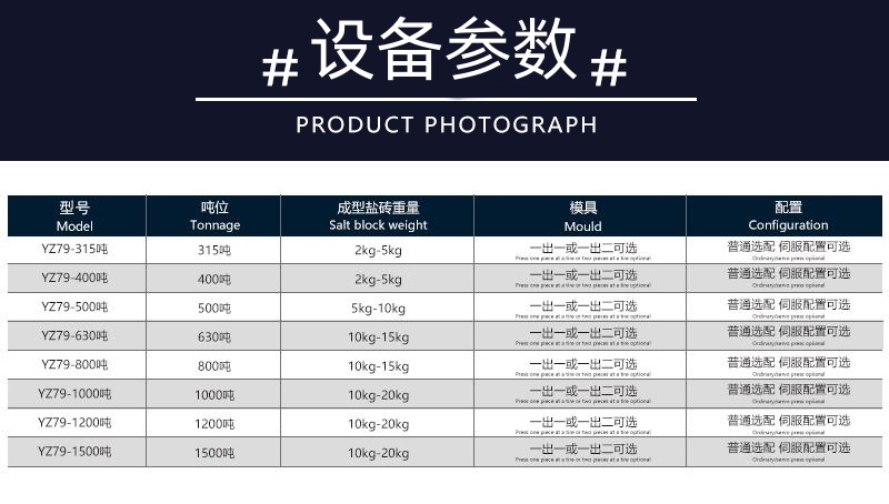 800噸牛羊舔磚成型液壓機 粉末成型壓力機 800T鹽磚機YZ79鹽磚機技術參數_副本.jpg